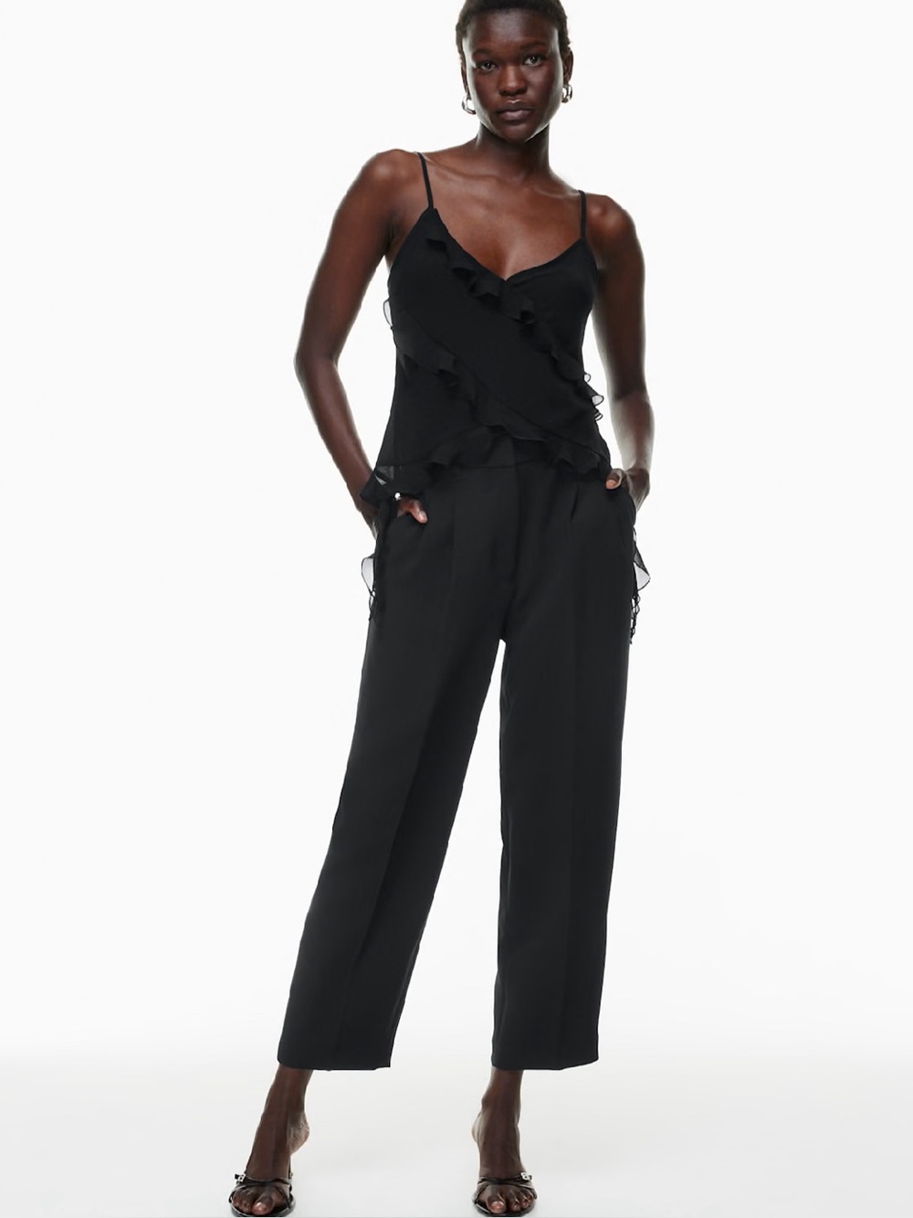 Wilfred Carrot Pant in Black Size: 10